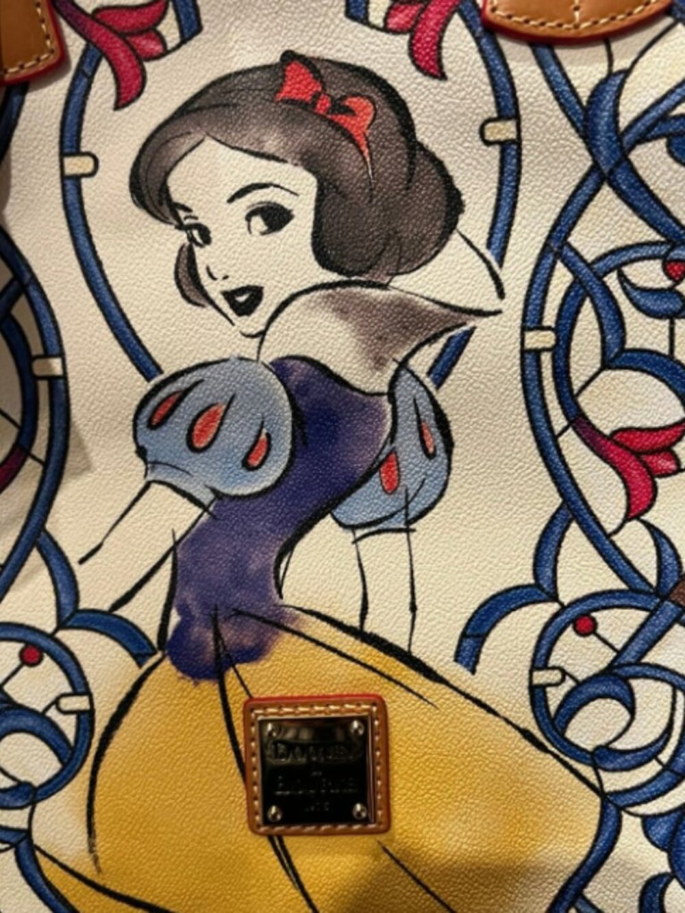 ***RARE- LIMITED EDITION*** Princess Snow White Dooney & Bourke Leather Tote - Picture 11 of 12
